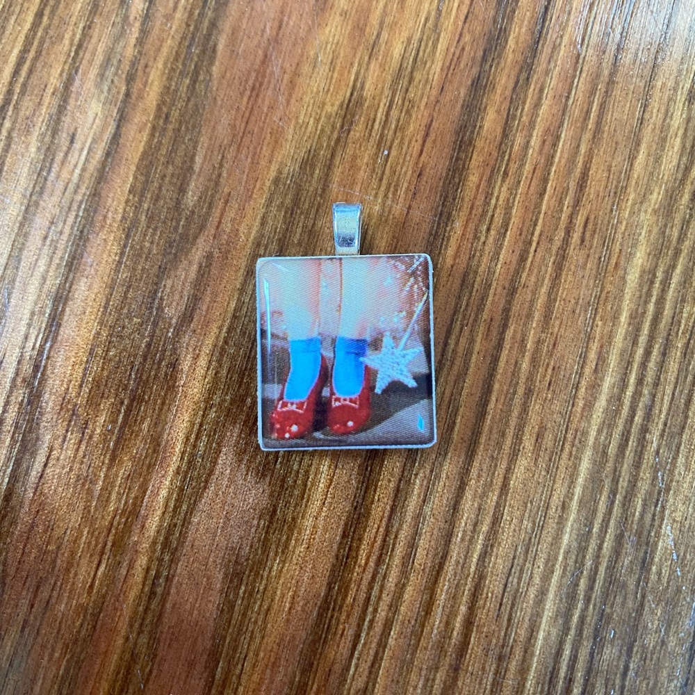 Wizard of Oz / Dorothy’s Ruby Red Slippers Scrabble Pendant